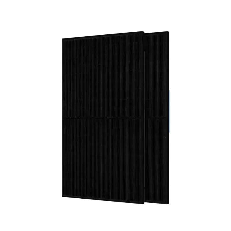 Modul fotovoltaic JA Solar 445W, tip N, half-cut, Full Black, Bifacial, sticlă dublă, MC4- EVO2, 30 mm cablu 1200 mm – JA Solar