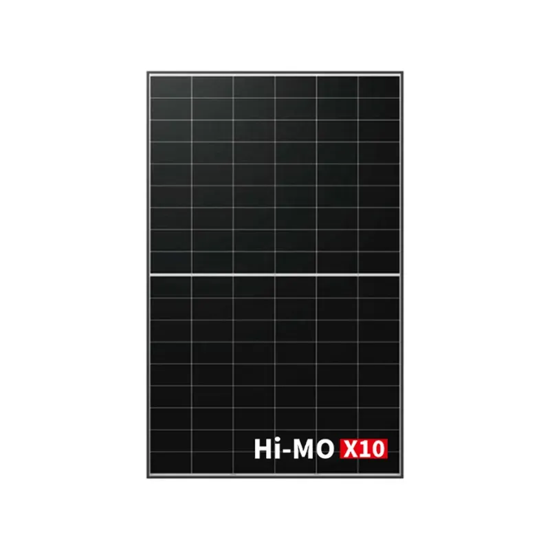 Modul fotovoltaic LONGI 490W, Hi-MO X10 Explorer, monocristalin, ramă neagră tip folie spate panda, ramă de 30 mm, conector EVO2, cablu de 1200 mm – Longi
