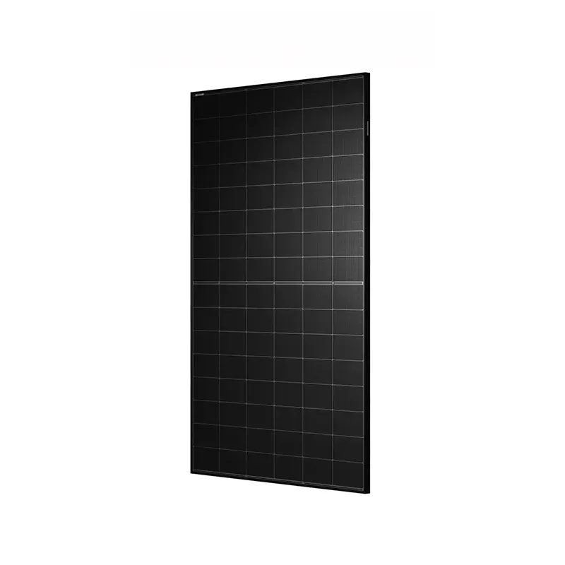 Modul fotovoltaic TW Solar 445 W, Half-Cut, tip N, 30 mm, complet negru, bifacial, cu sticlă dublă, conector MC4 – TW SOLAR