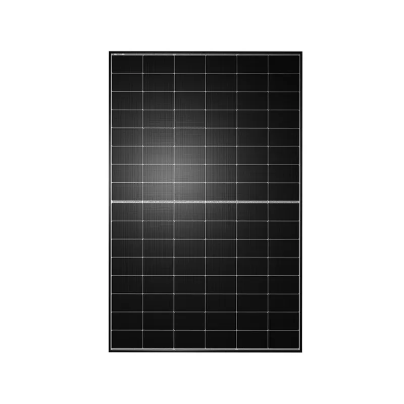 Modul fotovoltaic TW Solar 465W, semi-tăiat, tip N, monofacial, sticlă dublă, 30 mm, ramă neagră, conector EVO2, cablu 1200 mm – TW SOLAR