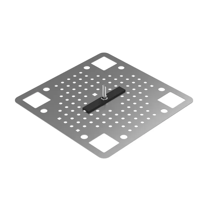Placă de fixare pentru montaj sub membrană/ bitum, include un șurub 50mm si o șaibă de cauciuc (k-53-50MM) – CWL