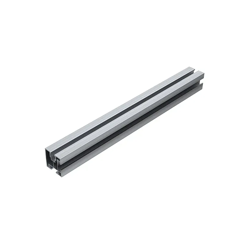 Profil din aluminiu cu fixare prin clic, cu două canale pentru șuruburi în T, 354 cm – KENO